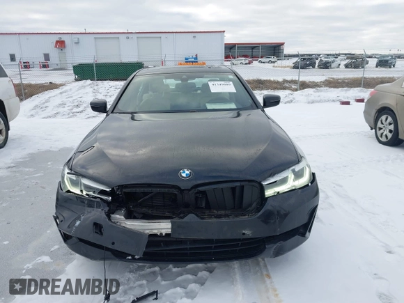 2021 BMW 5 Series 530i xDrive with VIN WBA13BJ09MWX05336, listed as a IAAI auction lot 41349089 with 35,085 mi miles and . Bid and sale history available at DreamBid. Image 12.