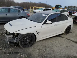 2018 BMW M3 with VIN WBS8M9C53J5J80168, listed as a Copart auction lot 44567905 with 29,212 mi miles and Salvage Title. Bid and sale history available at carsss.com. Image 1.