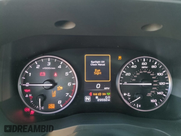 2023 Subaru Ascent Onyx Limited с VIN 4S4WMAKD8P3438161, выставлен на аукционе Copart как лот 46922285 с пробегом 29 592 миль миль и Списание • Salvage title. История ставок и продаж доступна на DreamBid. Изображение 9.