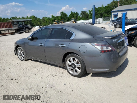 2014 Nissan Maxima S with VIN 1N4AA5AP6EC499697, listed as a Copart auction lot 54631005 with Not Provided miles and Clean Title. Bid and sale history available at DreamBid. Image 2.