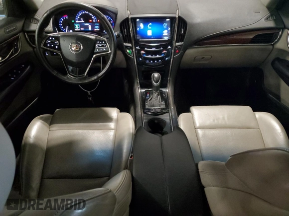 2014 Cadillac ATS Luxury AWD with VIN 1G6AH5RX8E0180168, listed as a Copart auction lot 55620675 with 169,370 mi miles and Salvage title. Bid and sale history available at DreamBid. Image 8.