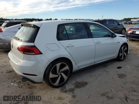 2020 Volkswagen Golf GTI S with VIN 3VW5T7AU7LM004021, listed as a Copart auction lot 39003114 with 90,471 mi miles. Bid and sale history available at carsss.com. Image 3.