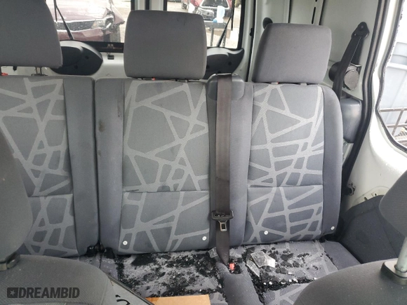 2012 Ford Transit Connect Wagon XLT with VIN NM0KS9BN9CT124462, listed as a Copart auction lot 65176614 with 0 mi miles and Salvage Title. Bid and sale history available at carsss.com. Image 10.