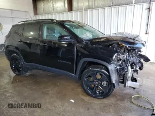 2018 Jeep Compass Latitude with VIN 3C4NJDBB5JT394687, listed as a Copart auction lot 50236165 with 50,070 mi miles and Salvage Title. Bid and sale history available at carsss.com. Image 4.
