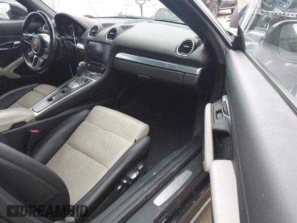 2018 Porsche 718 Boxster with VIN WP0CA2A84JS210262, listed as a IAAI auction lot 41799244 with 62,492 mi miles and . Bid and sale history available at DreamBid. Image 5.