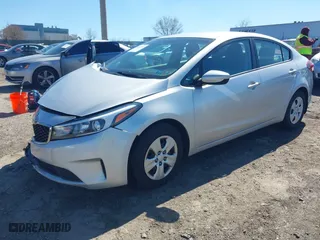 2017 Kia Forte LX with VIN 3KPFK4A76HE015015, listed as a IAAI auction lot 41827013 with NaN miles. Bid and sale history available at carsss.com. Image 18.