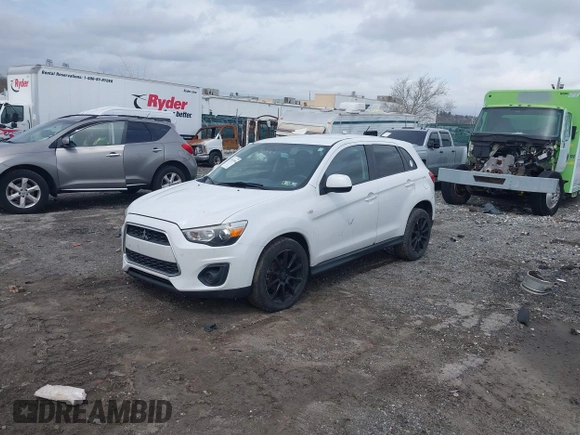 2014 Mitsubishi Outlander Sport ES with VIN 4A4AR3AU4EE013172, listed as a IAAI auction lot 41953645 with 145,322 mi miles. Bid and sale history available at carsss.com. Image 17.