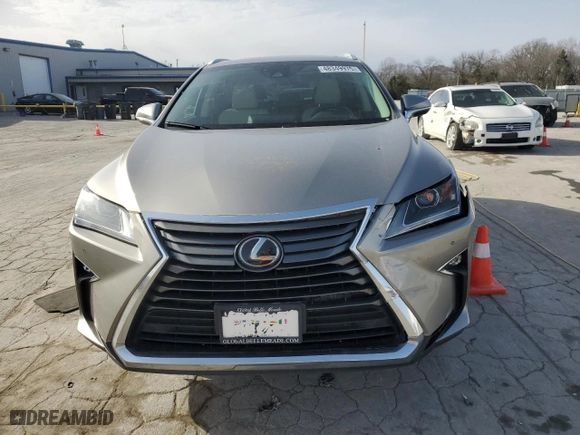 2017 Lexus RX with VIN 2T2BZMCA0HC097935, listed as a Copart auction lot 48349975 with 95,724 mi miles and Salvage Title. Bid and sale history available at carsss.com. Image 5.