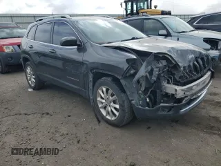 2017 Jeep Cherokee Limited with VIN 1C4PJMDBXHW537028, listed as a Copart auction lot 43150265 with 150,946 mi miles and Salvage Title. Bid and sale history available at carsss.com. Image 4.