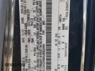 2013 Ford Escape SE with VIN 1FMCU0GX6DUB82060, listed as a Copart auction lot 50173005 with 149,216 mi miles and Salvage Title. Bid and sale history available at DreamBid. Image 13.
