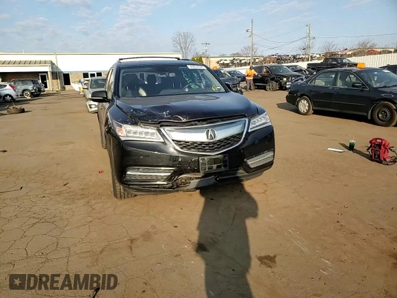 2014 Acura MDX Advance with VIN 5FRYD4H81EB013131, listed as a Copart auction lot 49038505 with Not Provided miles and Salvage Title. Bid and sale history available at DreamBid. Image 11.