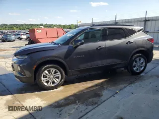 2022 Chevrolet Blazer LT with VIN 3GNKBCR45NS215410, listed as a Copart auction lot 57513545 with 19,542 mi miles and Salvage title. Bid and sale history available at DreamBid. Image 1.