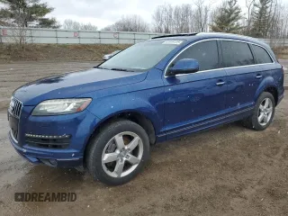 2015 Audi Q7 3.0T Premium Plus with VIN WA1LGAFE8FD025709, listed as a Copart auction lot 52019125 with 108,762 mi miles and Clean Title. Bid and sale history available at carsss.com. Image 1.