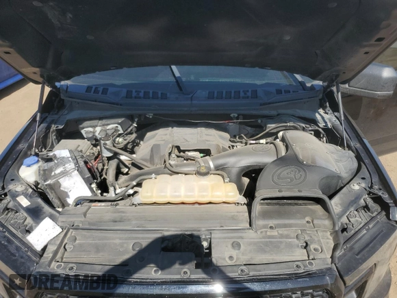 2018 Ford F-150 XL with VIN 1FTEW1EPXJFC53437, listed as a Copart auction lot 59896395 with 65,502 mi miles and Salvage title. Bid and sale history available at DreamBid. Image 11.