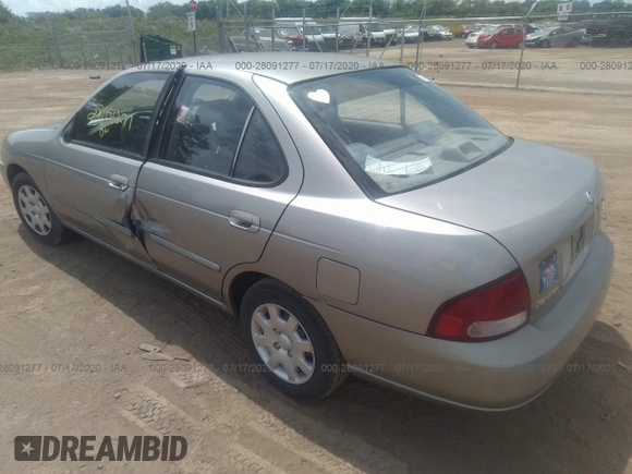 2001 Nissan Sentra GXE z VIN 3N1CB51D61L500385, wystawiony jako IAAI lot #28091277 z przebiegiem 172 807 mil mil oraz . Historia ofert i sprzedaży dostępna na DreamBid. Obrazek 3.