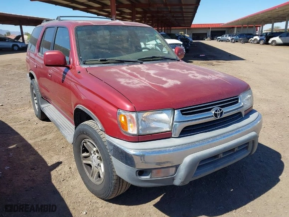 2002 Toyota 4Runner SR5 with VIN JT3GN86R920241860, listed as a IAAI auction lot 41872046 with 257,963 mi miles. Bid and sale history available at carsss.com. Image 6.