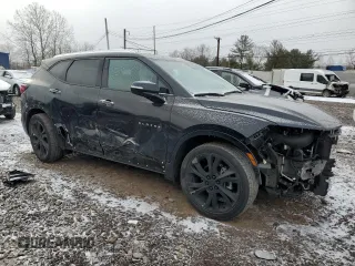 2021 Chevrolet Blazer Premier с VIN 3GNKBLRS6MS562144, выставлен на аукционе Copart как лот 45912085 с пробегом 48 846 миль миль и Списание • Salvage title. История ставок и продаж доступна на DreamBid. Изображение 4.