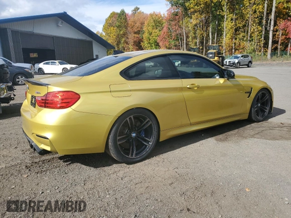 2015 BMW M4 with VIN WBS3R9C55FK330009, listed as a Copart auction lot 75865514 with 42,071 mi miles and Clean Title. Bid and sale history available at carsss.com. Image 3.