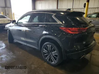 2021 Infiniti QX50 Luxe with VIN 3PCAJ5BB9MF119427, listed as a Copart auction lot 55217265 with 40,677 mi miles and Salvage Title. Bid and sale history available at DreamBid. Image 2.