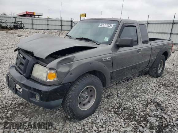 2006 Ford Ranger XLT with VIN 1FTZR45E06PA12724, listed as a Copart auction lot 52597625 with 253,713 mi miles and Non Repairable. Bid and sale history available at carsss.com. Image 1.
