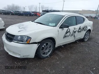 2008 Dodge Avenger SXT with VIN 1B3LC56K48N171974, listed as a IAAI auction lot 41892924 with 154,302 mi miles and . Bid and sale history available at DreamBid. Image 2.
