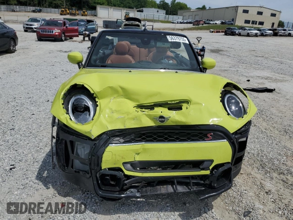 2022 MINI Convertible Cooper S z VIN WMW43DL0XN3P09016, wystawiony jako Copart lot #56379755 z przebiegiem 32 509 mil mil oraz Szkoda całkowita • Salvage title. Historia ofert i sprzedaży dostępna na DreamBid. Obrazek 5.
