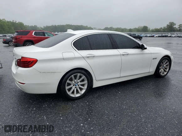 2014 BMW 5 Series 535d xDrive with VIN WBAFV3C52ED684275, listed as a Copart auction lot 58076785 with 90,395 mi miles and Salvage title. Bid and sale history available at DreamBid. Image 3.