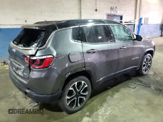 2023 Jeep Compass Limited with VIN 3C4NJDCN1PT561337, listed as a Copart auction lot 42622345 with 14,931 mi miles and Clean Title. Bid and sale history available at carsss.com. Image 3.