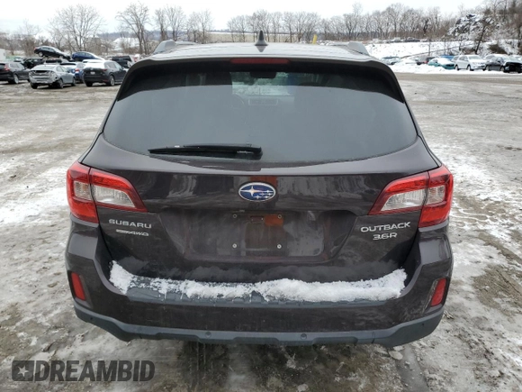 2017 Subaru Outback Touring with VIN 4S4BSETC0H3209198, listed as a Copart auction lot 44731005 with 56,860 mi miles and Salvage title. Bid and sale history available at DreamBid. Image 6.