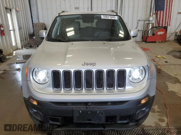 2018 Jeep Renegade Limited with VIN ZACCJBDB5JPH80185, listed as a Copart auction lot 59841045 with 90,798 mi miles and Clean title. Bid and sale history available at DreamBid. Image 5.