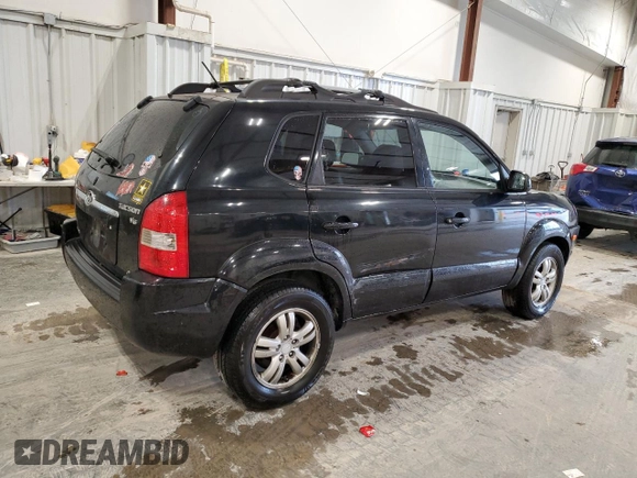 2006 Hyundai Tucson GLS with VIN KM8JN72D36U265359, listed as a Copart auction lot 80729834 with 146,626 mi miles and Clean Title. Bid and sale history available at carsss.com. Image 3.