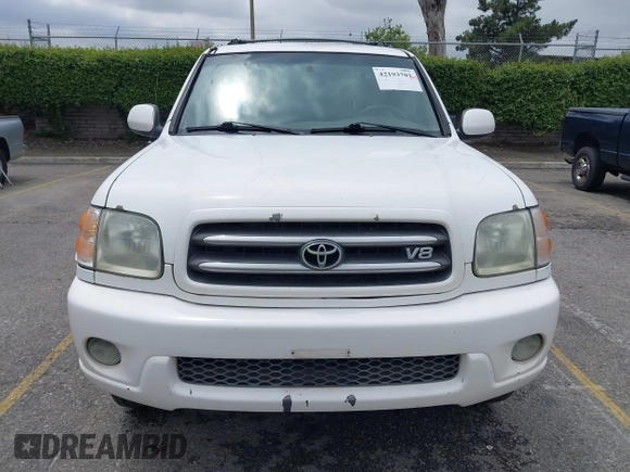 2003 Toyota Sequoia Limited with VIN 5TDBT48A83S179698, listed as a IAAI auction lot 42193701 with 361,792 mi miles and . Bid and sale history available at DreamBid. Image 12.