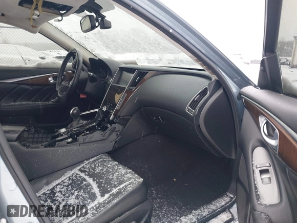 2014 Infiniti Q50 Hybrid Sport with VIN JN1AV7AP7EM691105, listed as a IAAI auction lot 41564483 with Not Provided miles and . Bid and sale history available at DreamBid. Image 5.