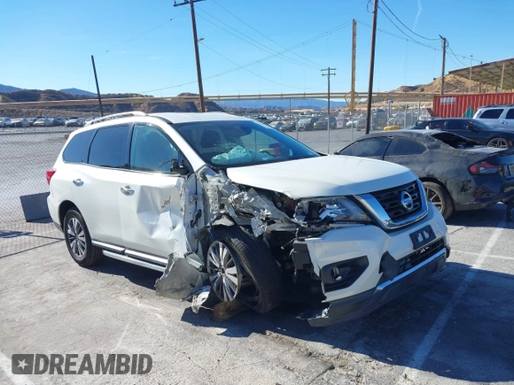 2018 Nissan Pathfinder S with VIN 5N1DR2MN9JC610306, listed as a IAAI auction lot 41163725 with Not provided miles and . Bid and sale history available at DreamBid. Image 1.