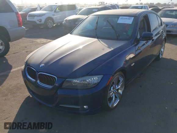 2011 BMW 3 Series 335i with VIN WBAPM5C55BF181990, listed as a IAAI auction lot 41169387 with 1 mi miles. Bid and sale history available at carsss.com. Image 17.