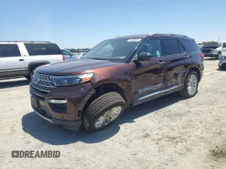 2020 Ford Explorer Limited z VIN 1FM5K8FW1LGA00705, wystawiony jako Copart lot #64450035 z przebiegiem 41 952 mil mil oraz Szkoda całkowita • Salvage title. Historia ofert i sprzedaży dostępna na DreamBid. Obrazek 1.