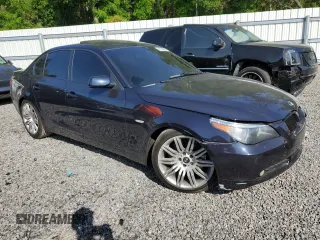 2007 BMW 5 Series 550i with VIN WBANB53587CP08507, listed as a Copart auction lot 51132315 with 119,841 mi miles and Salvage Title. Bid and sale history available at DreamBid. Image 4.