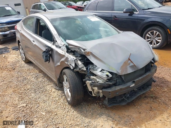 2013 Hyundai Elantra GLS with VIN 5NPDH4AE6DH393782, listed as a IAAI auction lot 42007025 with 96,918 mi miles. Bid and sale history available at carsss.com. Image 1.