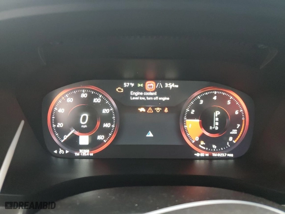 2020 Volvo S60 Momentum with VIN 7JRA22TKXLG047119, listed as a Copart auction lot 83455874 with 30,368 mi miles and Salvage Title. Bid and sale history available at carsss.com. Image 9.
