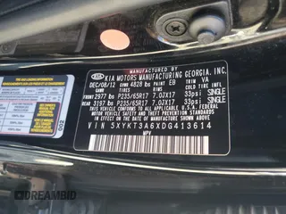 2013 Kia Sorento LX z VIN 5XYKT3A6XDG413614, wystawiony jako Copart lot #57175205 z przebiegiem 152 086 mil mil oraz Szkoda całkowita • Salvage title. Historia ofert i sprzedaży dostępna na DreamBid. Obrazek 13.