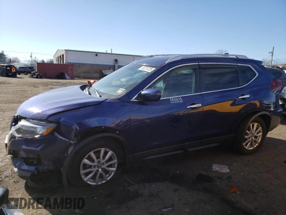 2018 Nissan Rogue SV with VIN KNMAT2MVXJP615158, listed as a Copart auction lot 45275725 with 66,662 mi miles and Salvage Title. Bid and sale history available at carsss.com. Image 1.
