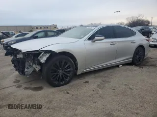 2018 Lexus LS with VIN JTHB5LFF2J5001936, listed as a Copart auction lot 45099015 with 0 mi miles and Salvage Title. Bid and sale history available at carsss.com. Image 1.