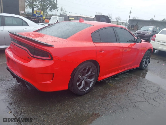 2019 Dodge Charger R/T with VIN 2C3CDXCT1KH598201, listed as a IAAI auction lot 41799280 with 122,878 mi miles. Bid and sale history available at carsss.com. Image 4.