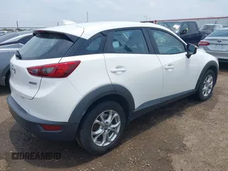 2019 Mazda CX-3 Sport z VIN JM1DKDB71K1459192, wystawiony jako IAAI lot #42232215 z przebiegiem 58 208 mil mil oraz . Historia ofert i sprzedaży dostępna na DreamBid. Obrazek 4.