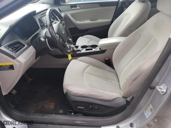 2015 Hyundai Sonata 2.4L SE with VIN 5NPE24AF3FH029076, listed as a Copart auction lot 72965223 with 0 mi miles and Clean Title. Bid and sale history available at carsss.com. Image 7.