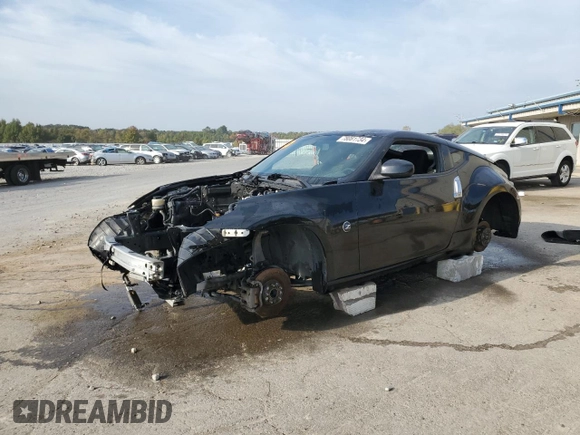 2015 Nissan 370Z with VIN JN1AZ4EH4FM443398, listed as a Copart auction lot 78081734 with 0 mi miles and Salvage Title. Bid and sale history available at carsss.com. Image 1.