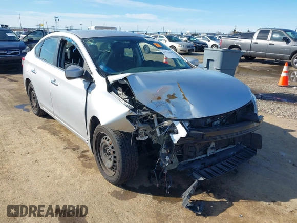2013 Nissan Sentra SV with VIN 3N1AB7AP8DL635143, listed as a IAAI auction lot 41599598 with Not Provided miles and . Bid and sale history available at carsss.com. Image 6.