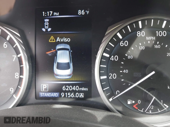 2019 Infiniti Q50 RED SPORT 400 with VIN JN1FV7AP0KM760153, listed as a IAAI auction lot 41895981 with 62,070 mi miles. Bid and sale history available at carsss.com. Image 7.