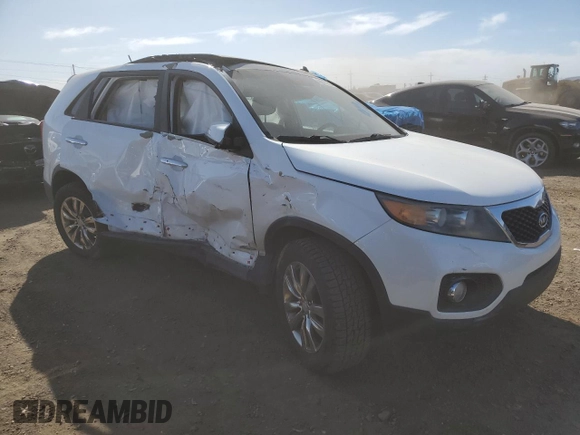 2011 Kia Sorento EX with VIN 5XYKUDA21BG021313, listed as a Copart auction lot 48815605 with 146,866 mi miles and Salvage Title. Bid and sale history available at DreamBid. Image 4.