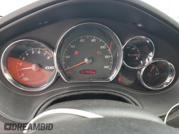 2008 Pontiac G6 1SV Value Leader with VIN 1G2ZF57B284112785, listed as a Copart auction lot 72320384 with 117,436 mi miles and Salvage Title. Bid and sale history available at carsss.com. Image 9.